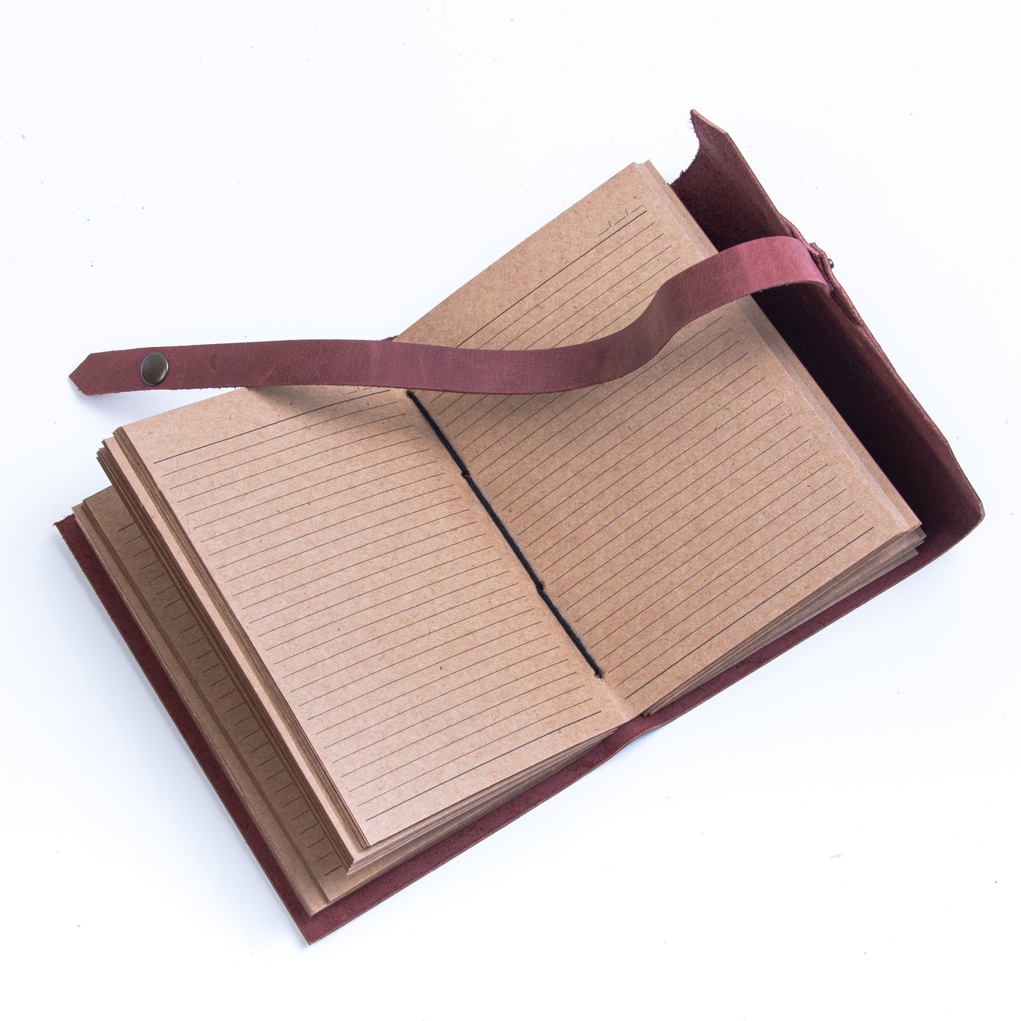 Vintage Leather Journal Diary with Belt