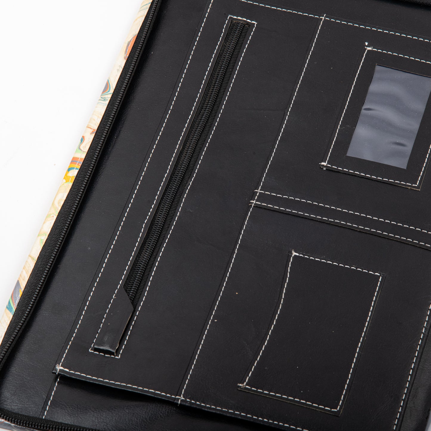 Multipurpose Marble Print Leatherette Professional File Folders