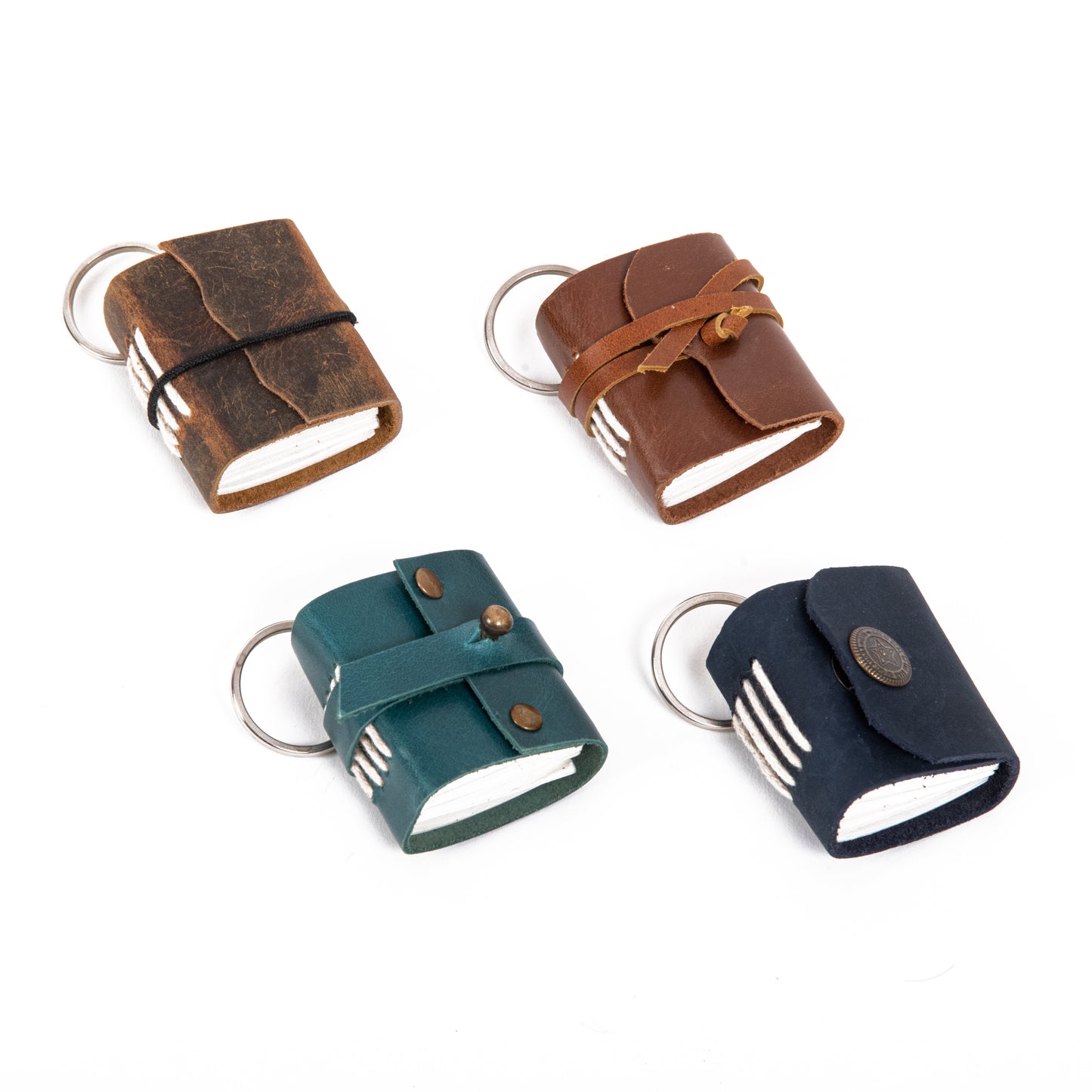 Miniature Journal Key-ring Crafted with High Quality Leather(1 key-ring)