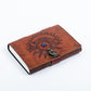 Leather Journal Embossed with Stone 200 Travel Journal