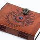 Leather Journal Embossed with Stone 200 Travel Journal
