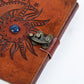 Leather Journal Embossed with Stone 200 Travel Journal