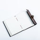 Leather Notebook with Stone Dragon Embossed Travel Journal 