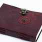 Leather Journal with Stone Dragon Embossed Travel Journal 