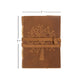 Embossed Leather Journal With Tree