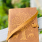 Embossed Leather Journal With Tree with Deer