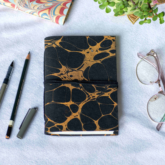 Handcrafted Bahi Style Marble Cover Diary