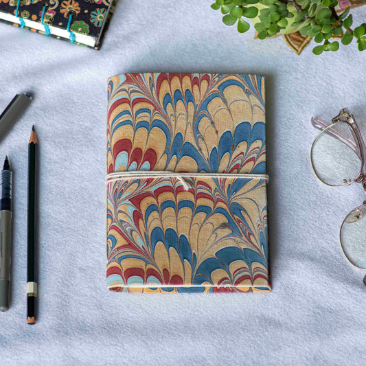 Handcrafted Bahi Style Marble Cover Diary
