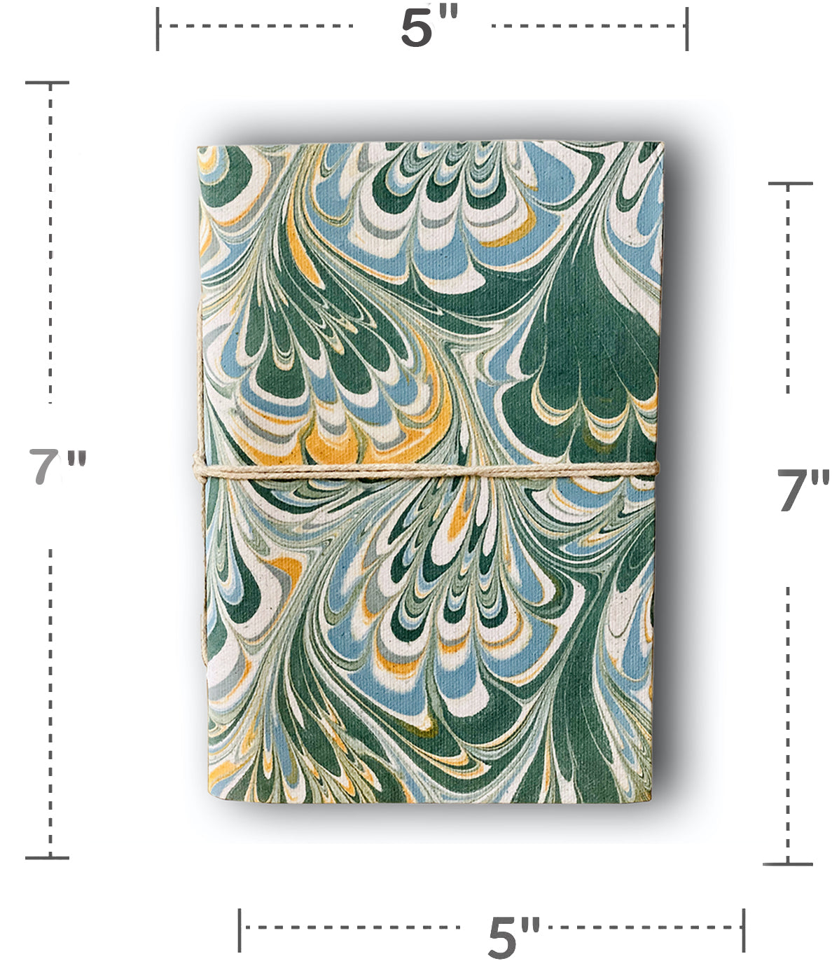 Handcrafted Bahi style Marble Cover Diary